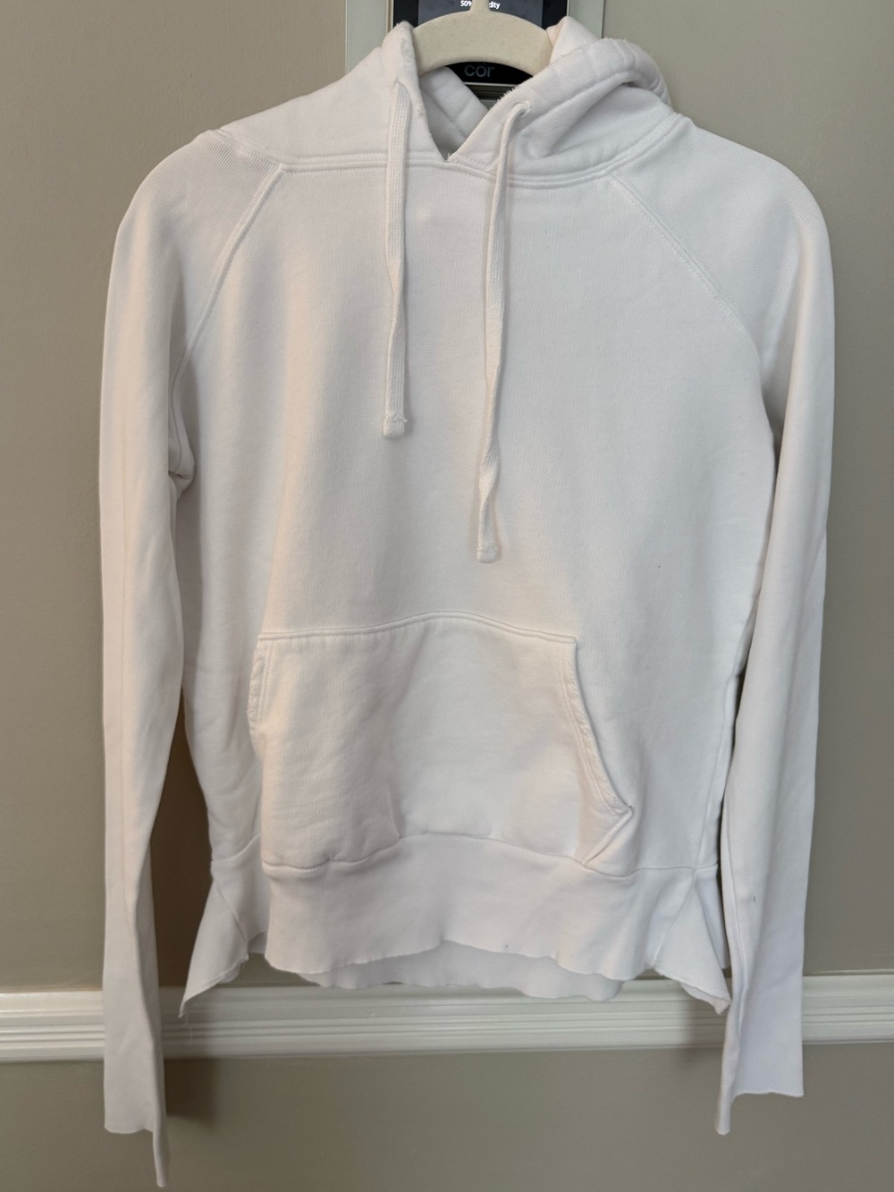 Frank & Eileen White Women's Pullover Hoodie - Size XS